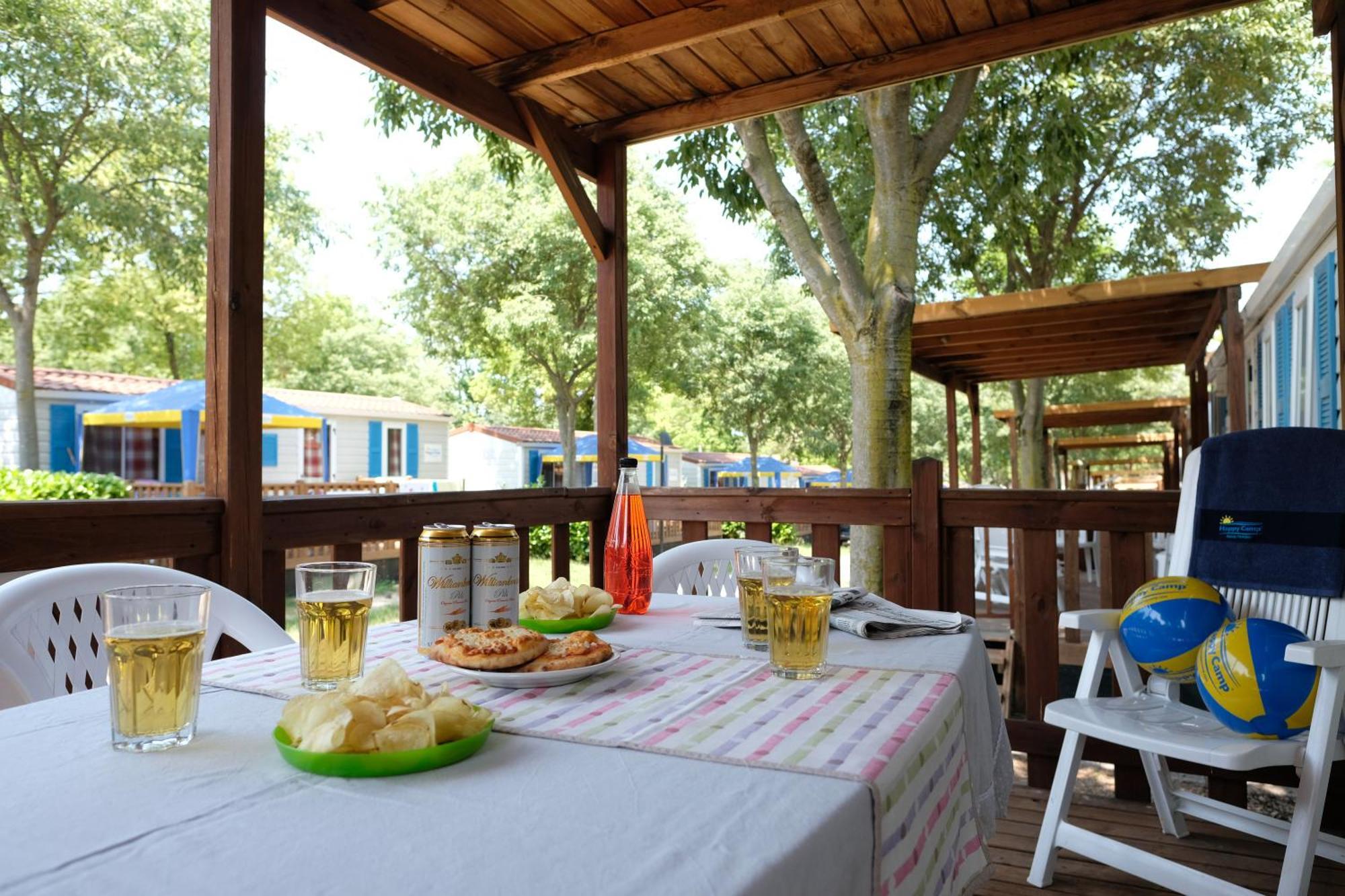 Happy Camp Mobile Homes In Camping Village Rosapineta Rosolina Mare Bagian luar foto
